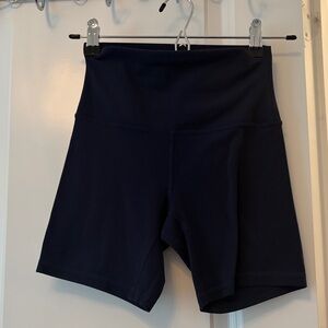 Lululemon Athletica Navy Align Short 6”